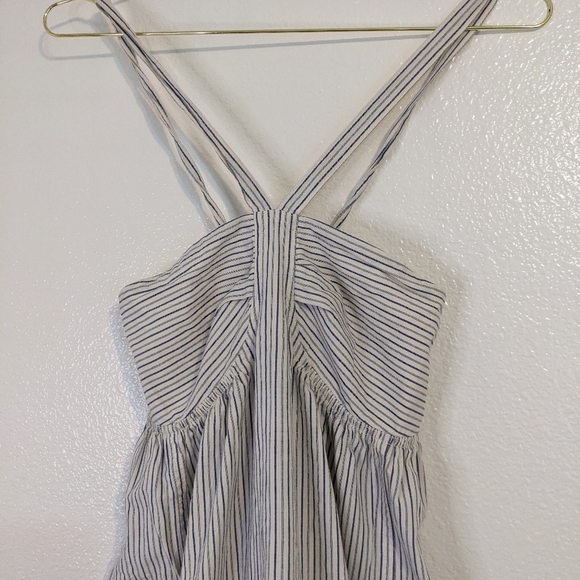 Madewell striped halter summer dress - Picture 4 of 8